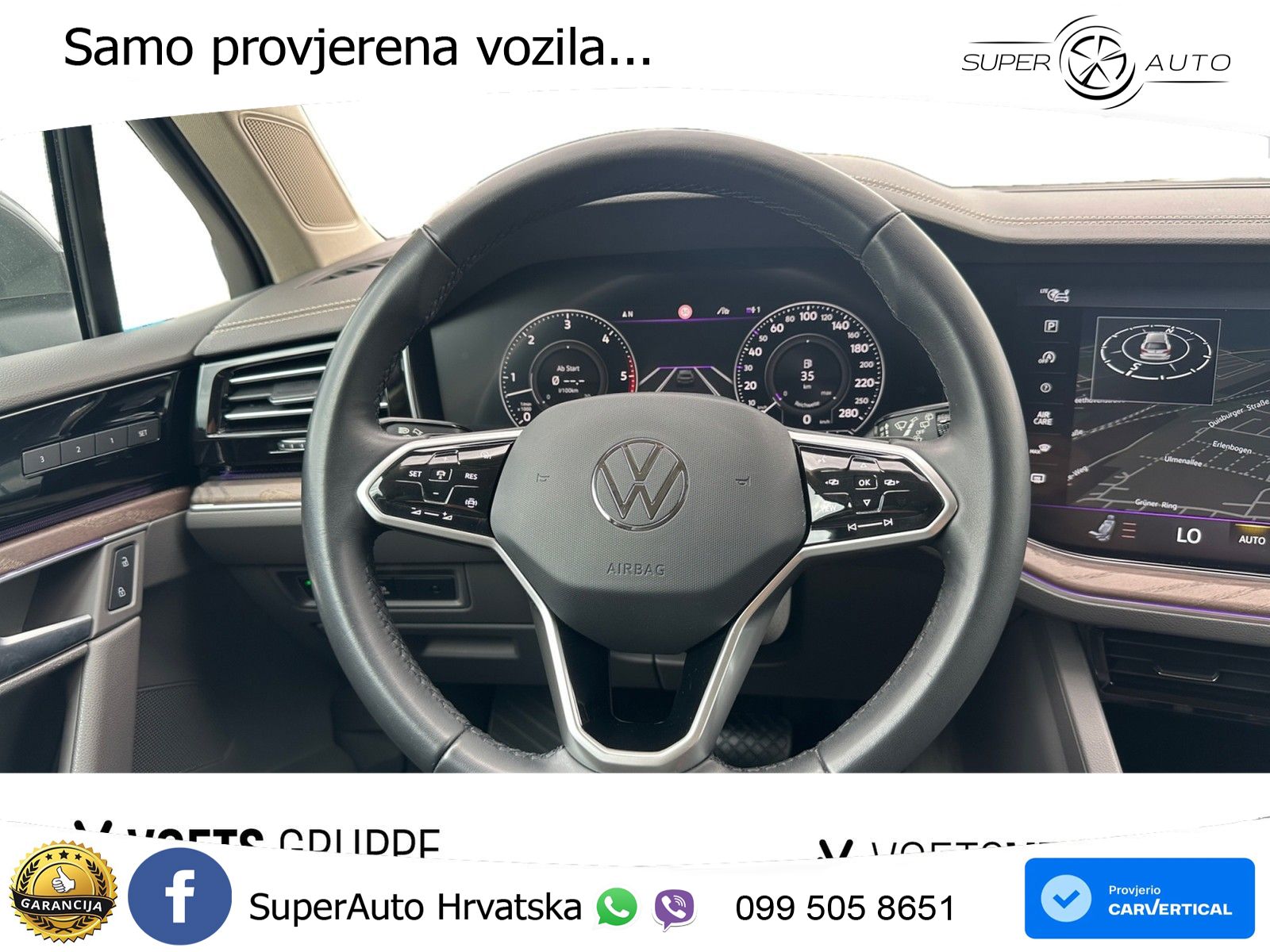 Volkswagen Touareg 3.0 V6 TDI (231 KS) 4MOTION Tiptronic ZRAČNI+ACC+4xGR SJED+KAM