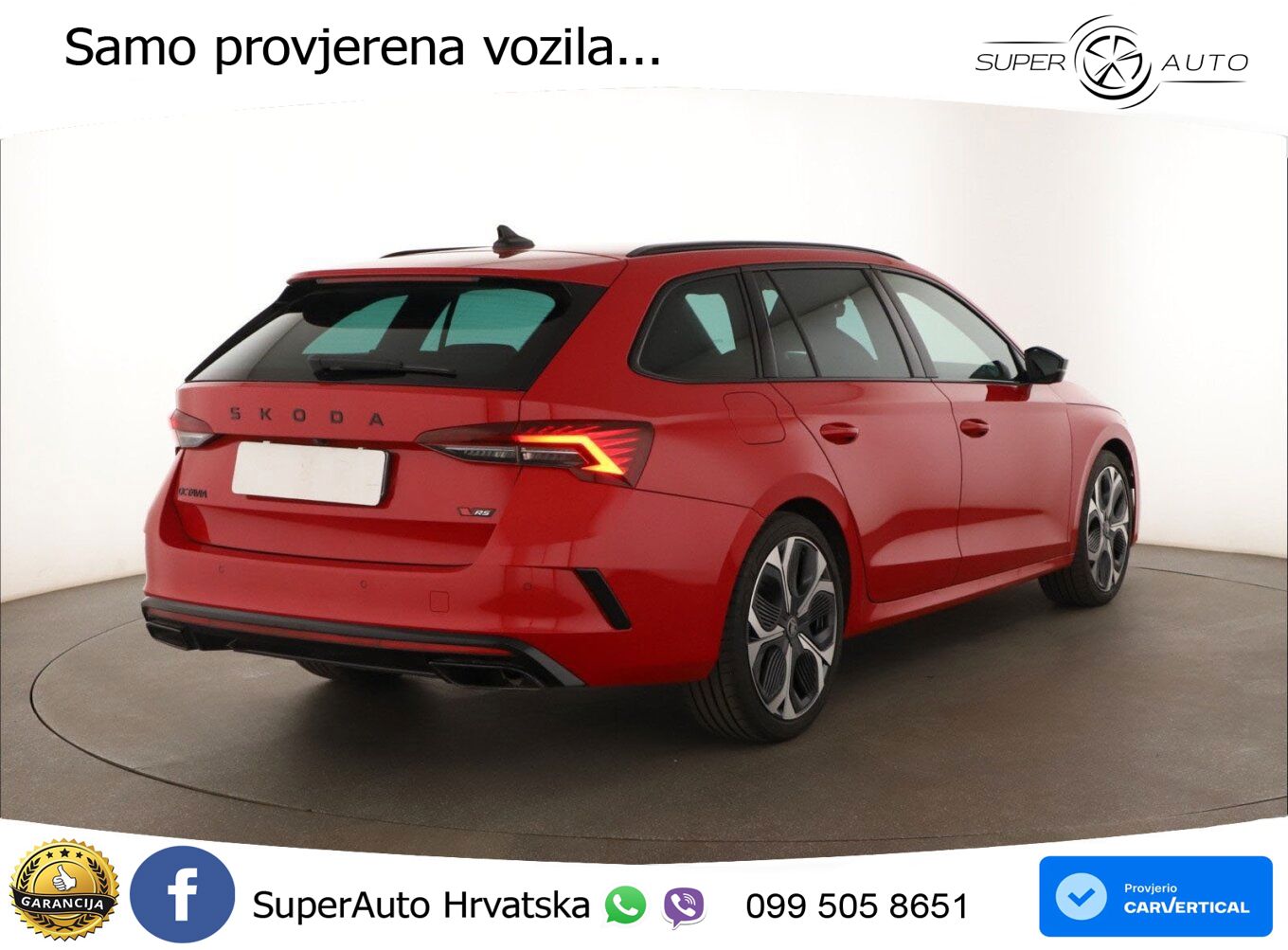 Škoda Octavia Combi RS 2.0 TSI (265 KS) DSG