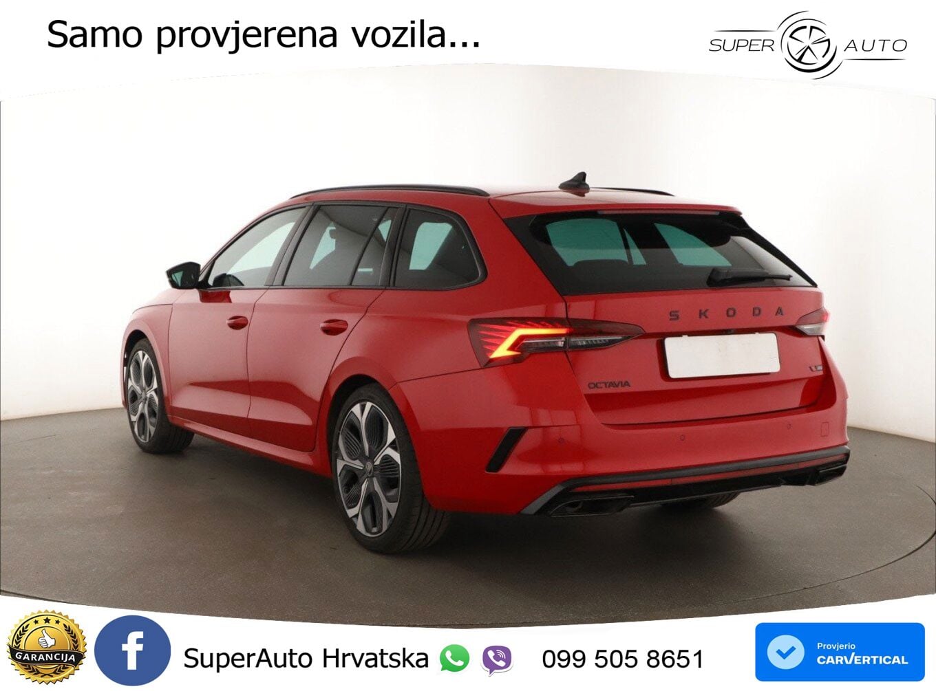 Škoda Octavia Combi RS 2.0 TSI (265 KS) DSG