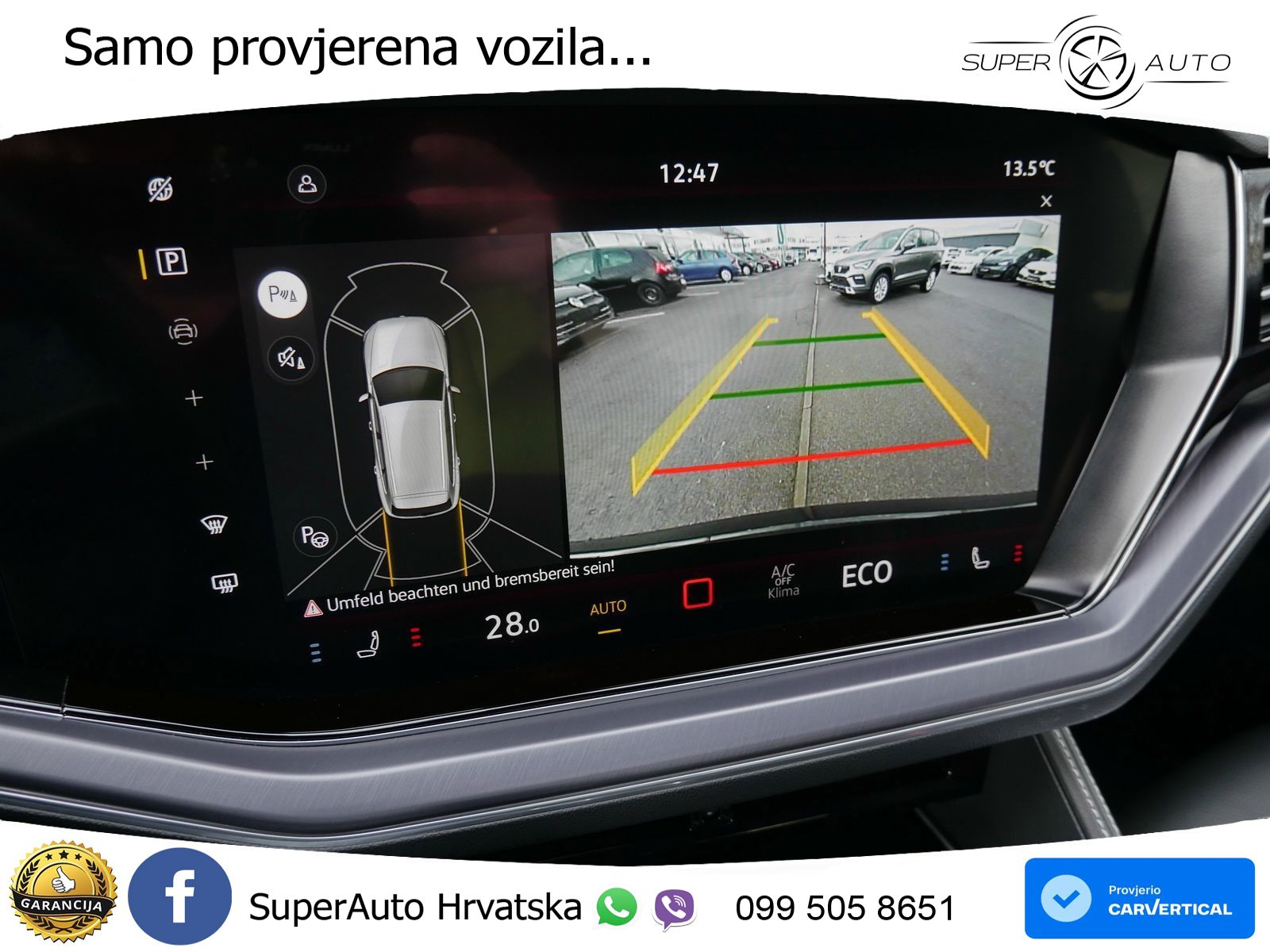 Volkswagen Touareg 3.0 V6 TDI (231 KS) 4MOTION Tiptronic ZRAČNI+ACC+4xGR SJED+KAM