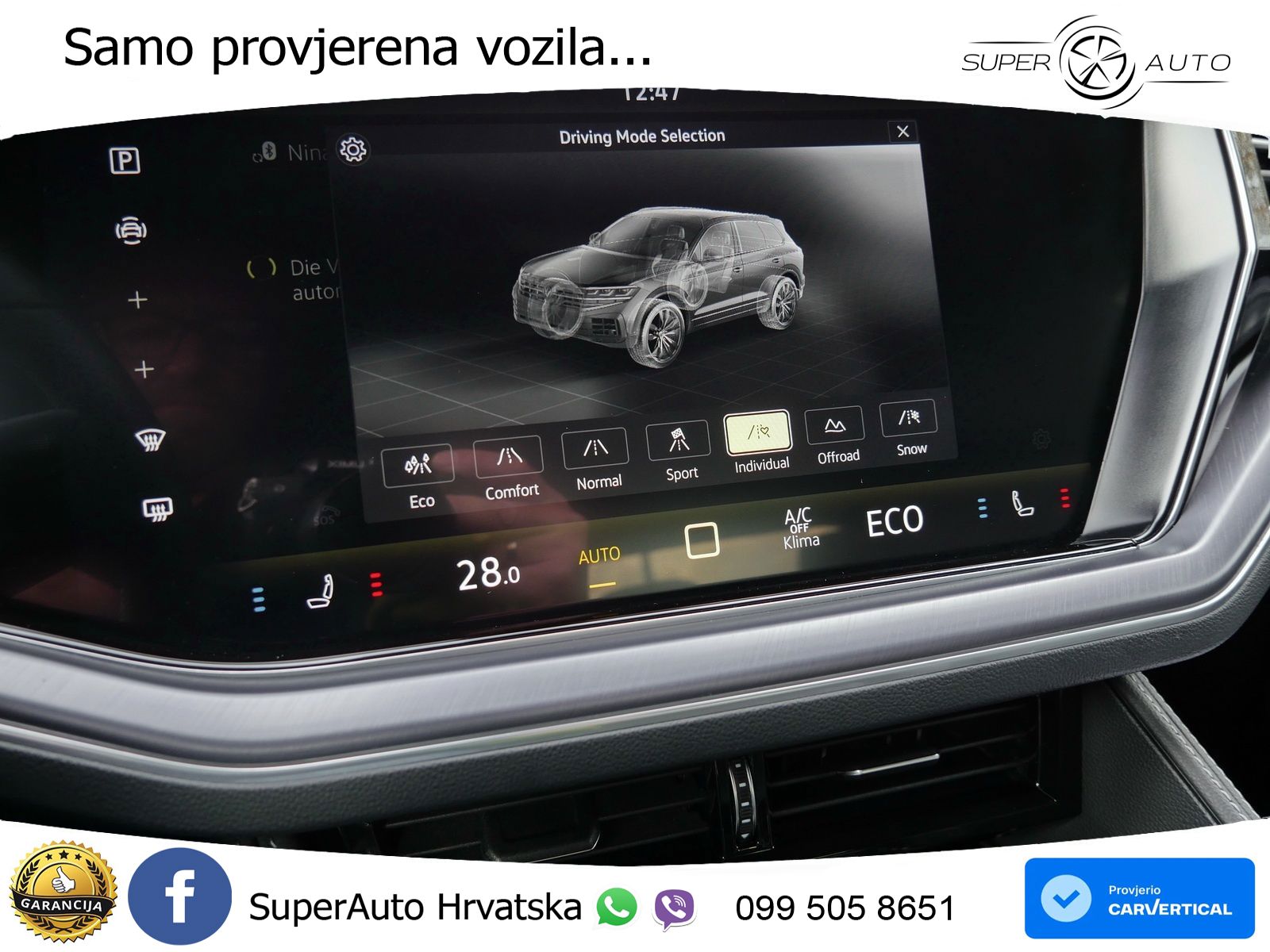 Volkswagen Touareg 3.0 V6 TDI (231 KS) 4MOTION Tiptronic ZRAČNI+ACC+4xGR SJED+KAM