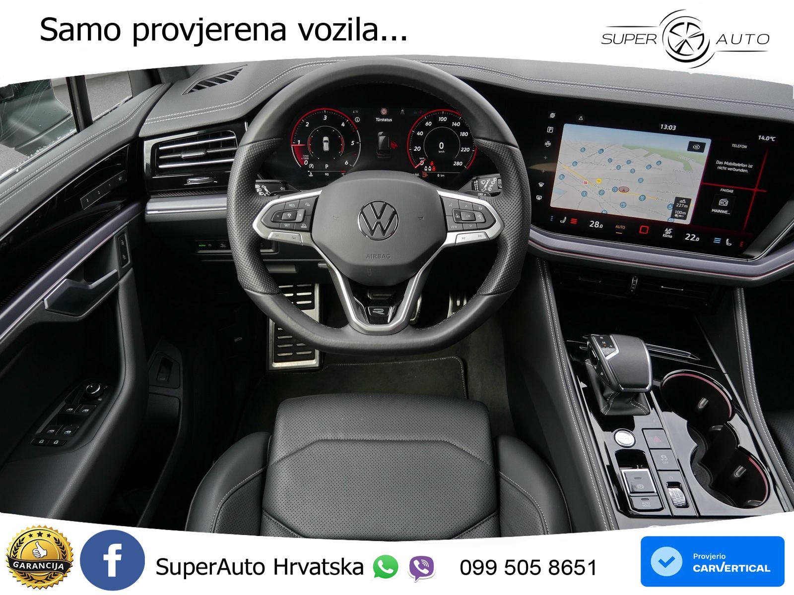 Volkswagen Touareg 3.0 V6 TDI (231 KS) 4MOTION Tiptronic ZRAČNI+ACC+4xGR SJED+KAM