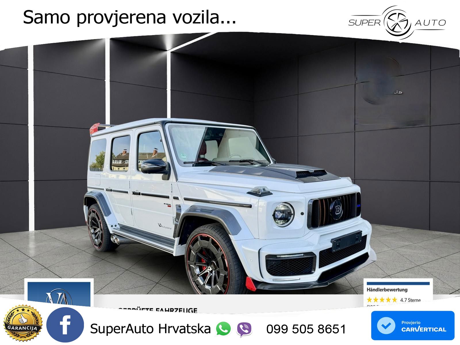 Mercedes AMG G 63 Long V8 (585 KS) 4MATIC 9G-TRONIC AMG SPEEDSHIFT PLUS