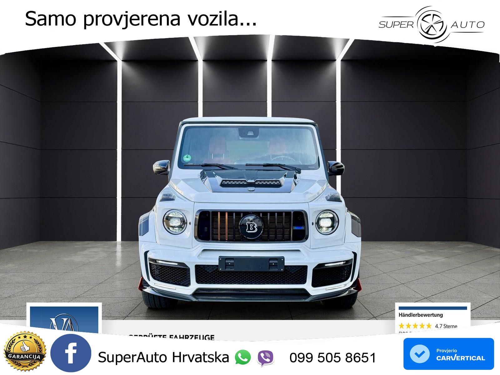 Mercedes AMG G 63 Long V8 (585 KS) 4MATIC 9G-TRONIC AMG SPEEDSHIFT PLUS