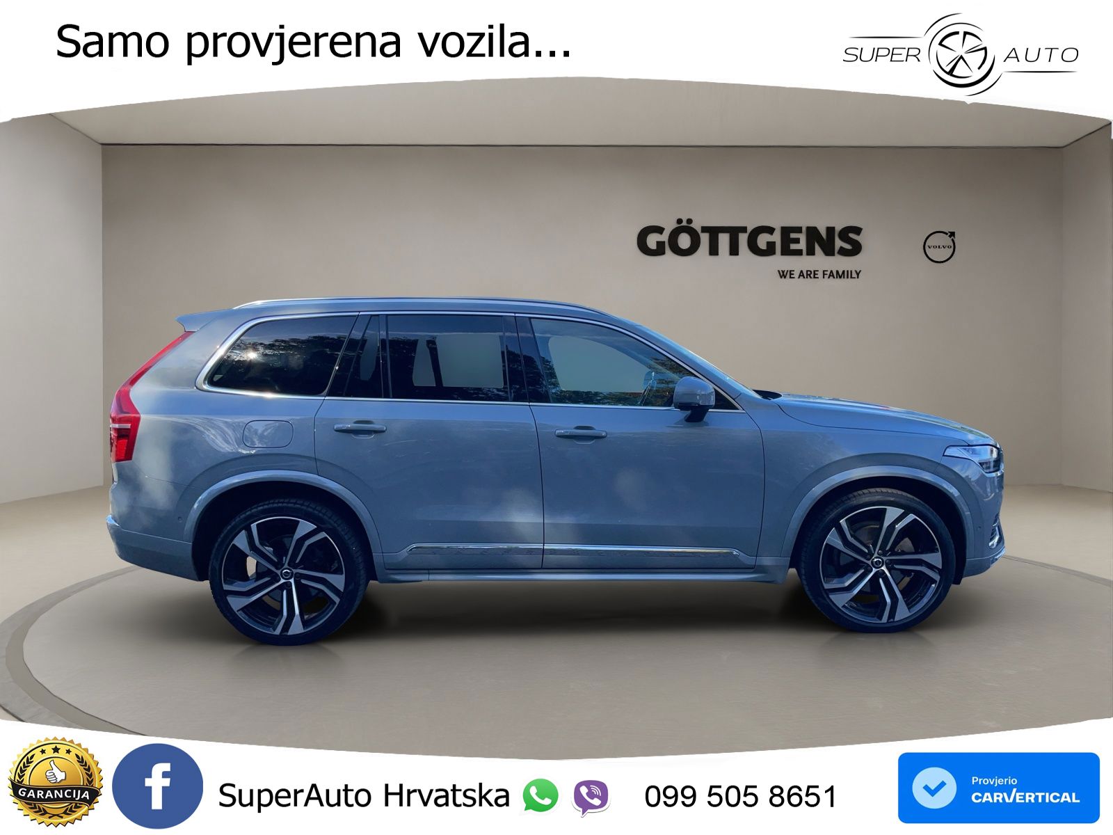 Volvo XC90 2.0 B5 Diesel AWD Automatic ACC+HEAD+4xGR SJED+360+PANO