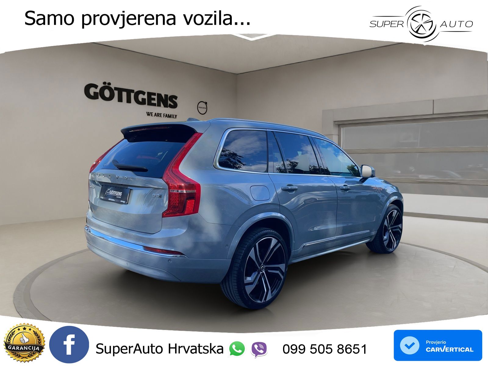 Volvo XC90 2.0 B5 Diesel AWD Automatic ACC+HEAD+4xGR SJED+360+PANO