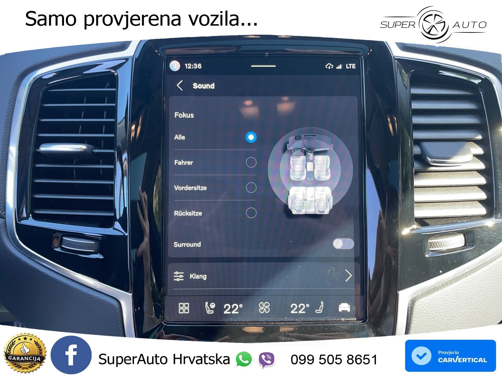 Volvo XC90 2.0 B5 Diesel AWD Automatic ACC+HEAD+4xGR SJED+360+PANO