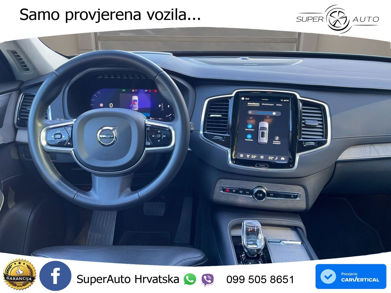 Volvo XC90 2.0 B5 Diesel AWD Automatic ACC+HEAD+4xGR SJED+360+PANO