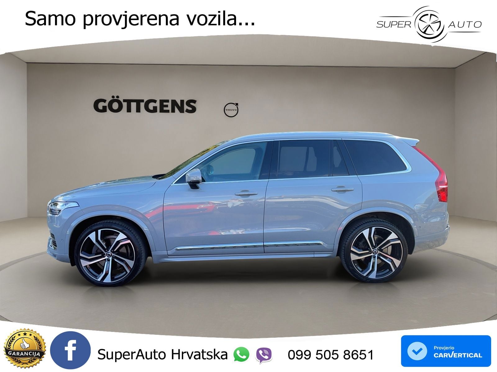 Volvo XC90 2.0 B5 Diesel AWD Automatic ACC+HEAD+4xGR SJED+360+PANO