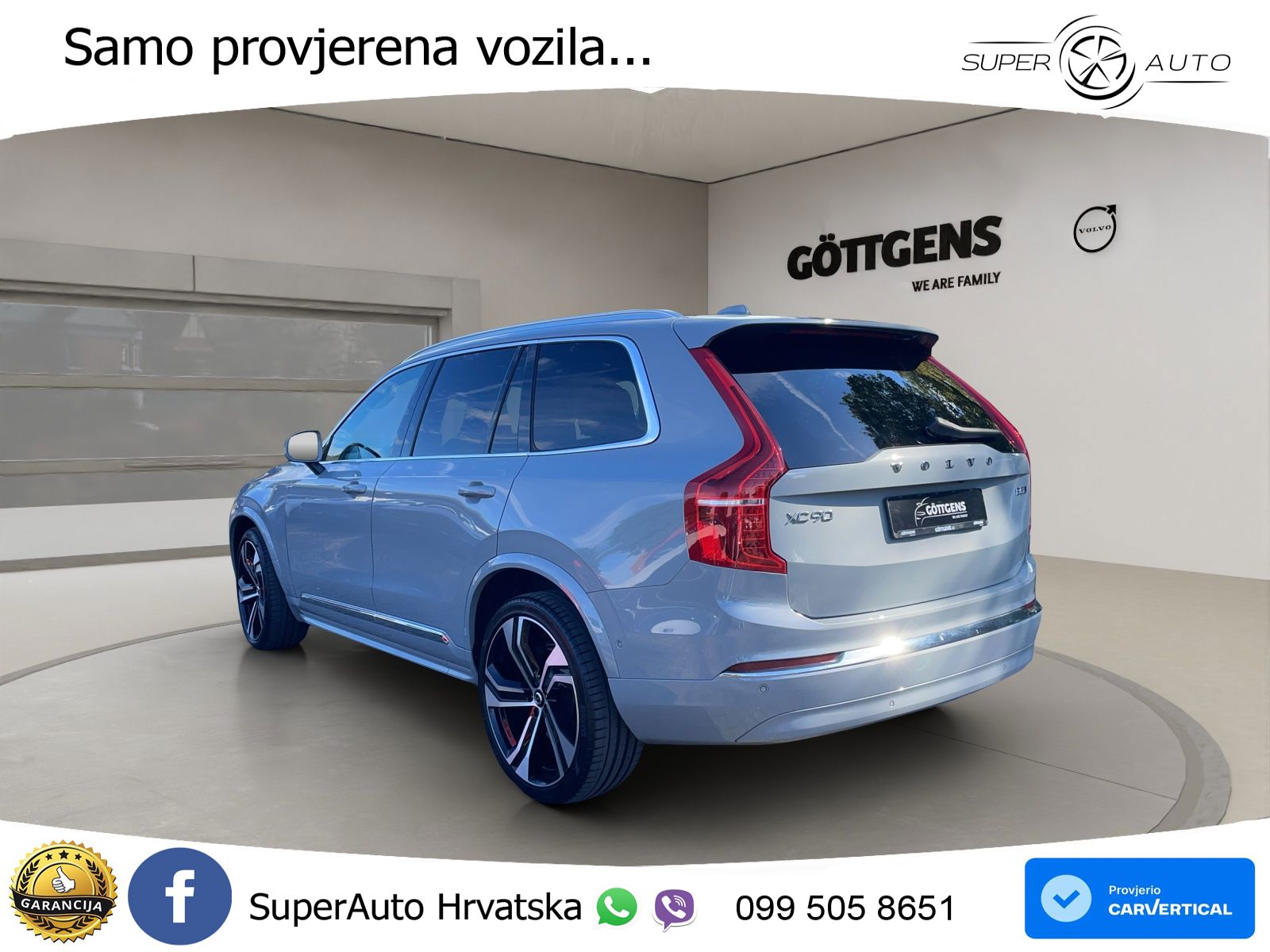 Volvo XC90 2.0 B5 Diesel AWD Automatic ACC+HEAD+4xGR SJED+360+PANO