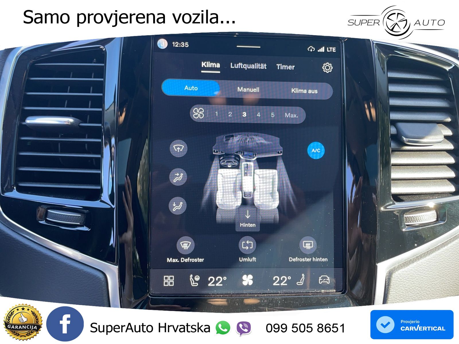 Volvo XC90 2.0 B5 Diesel AWD Automatic ACC+HEAD+4xGR SJED+360+PANO
