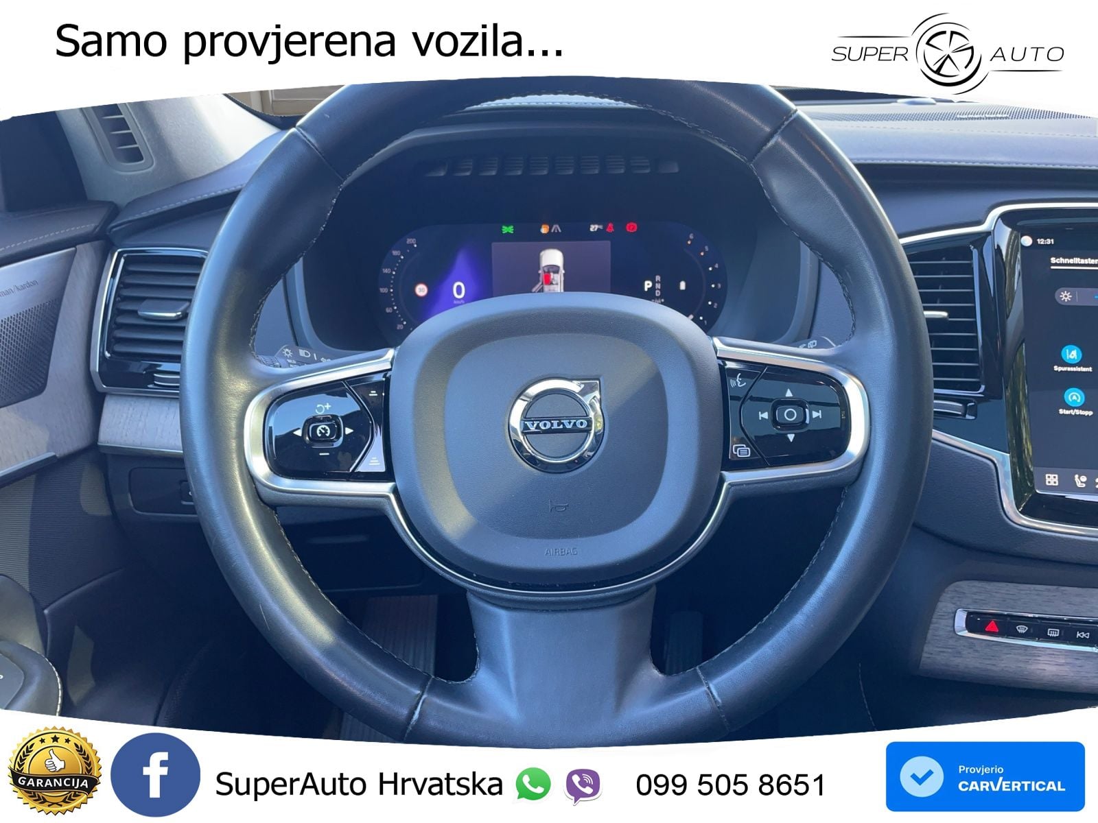 Volvo XC90 2.0 B5 Diesel AWD Automatic ACC+HEAD+4xGR SJED+360+PANO