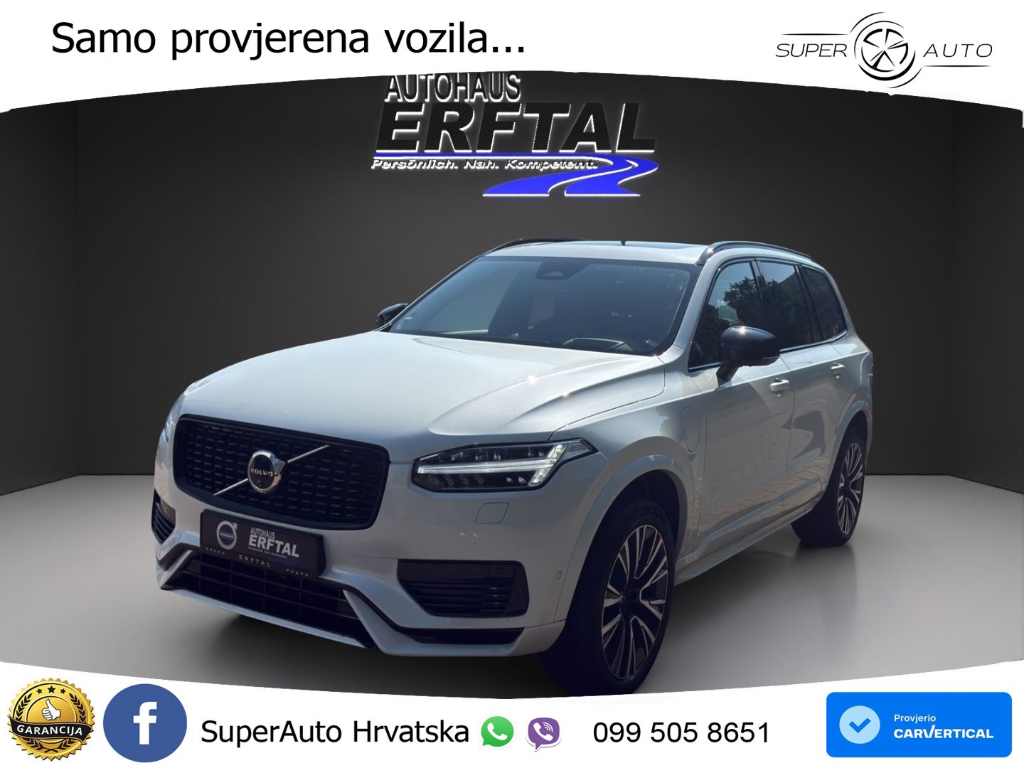 Volvo XC90 2.0 T8 AWD Automatic ACC+HEAD+4xGR SJED+360+PANO