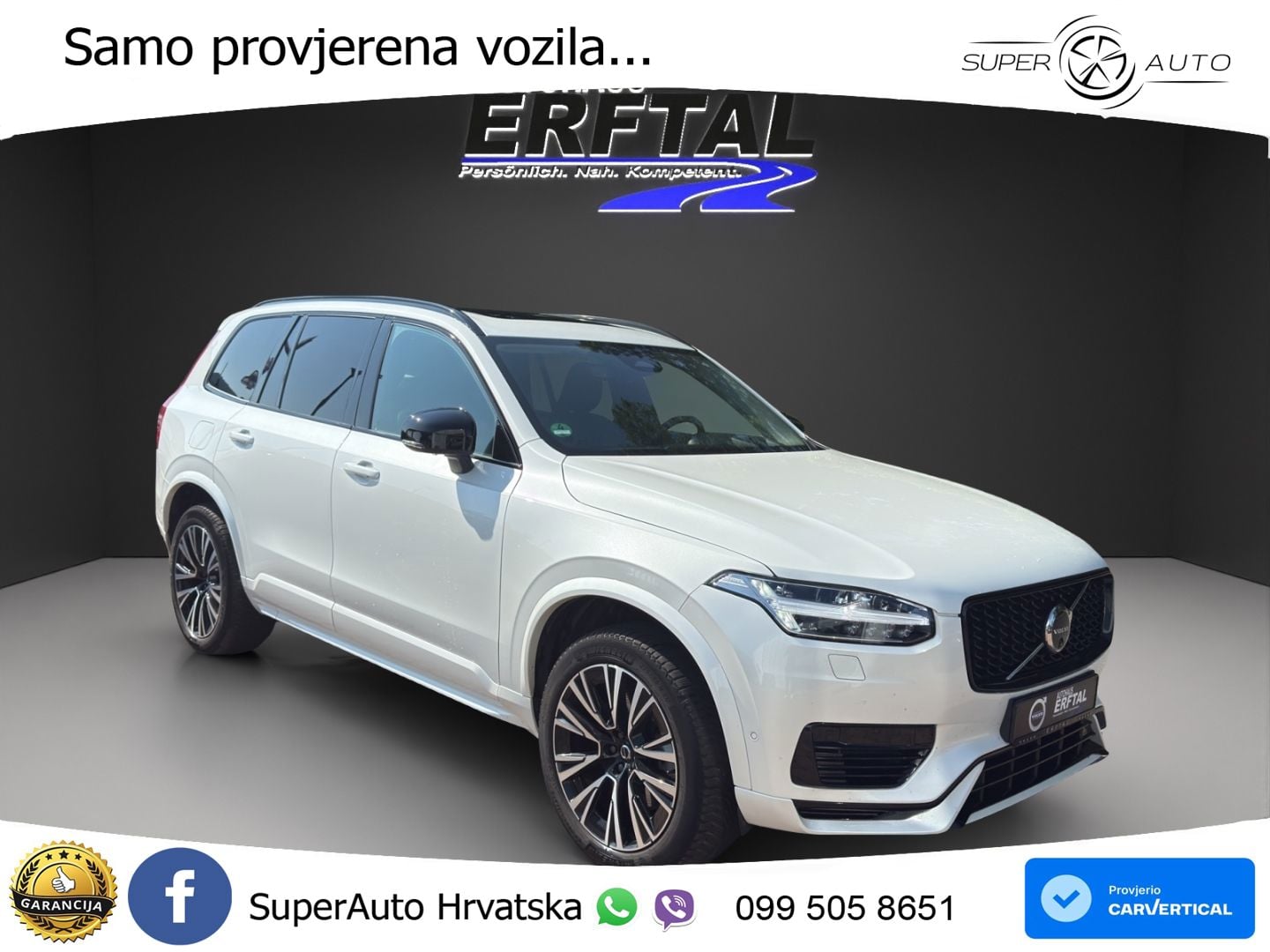 Volvo XC90 2.0 T8 AWD Automatic ACC+HEAD+4xGR SJED+360+PANO