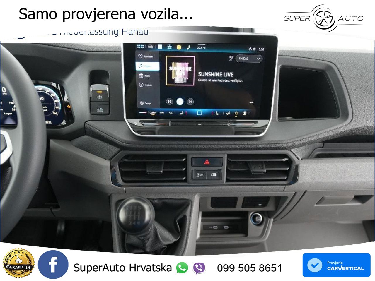 Volkswagen Crafter Kasten mittlerer Radstand AHK Euro6 ZV 177 KS