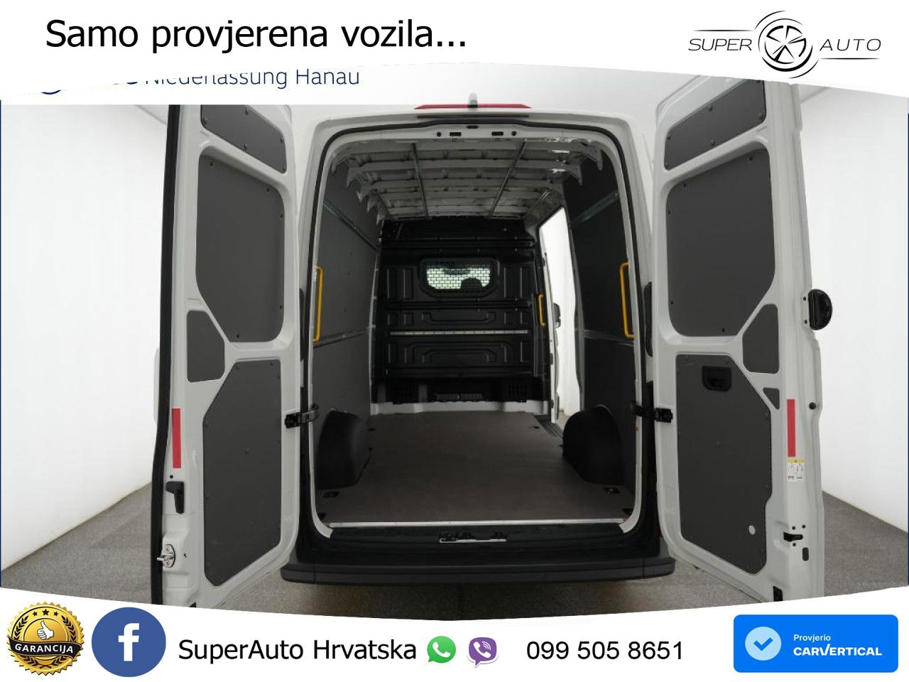 Volkswagen Crafter Kasten mittlerer Radstand AHK Euro6 ZV 177 KS