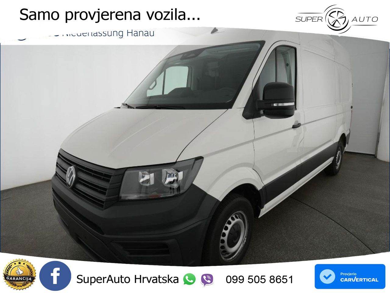 Volkswagen Crafter Kasten mittlerer Radstand AHK Euro6 ZV 177 KS