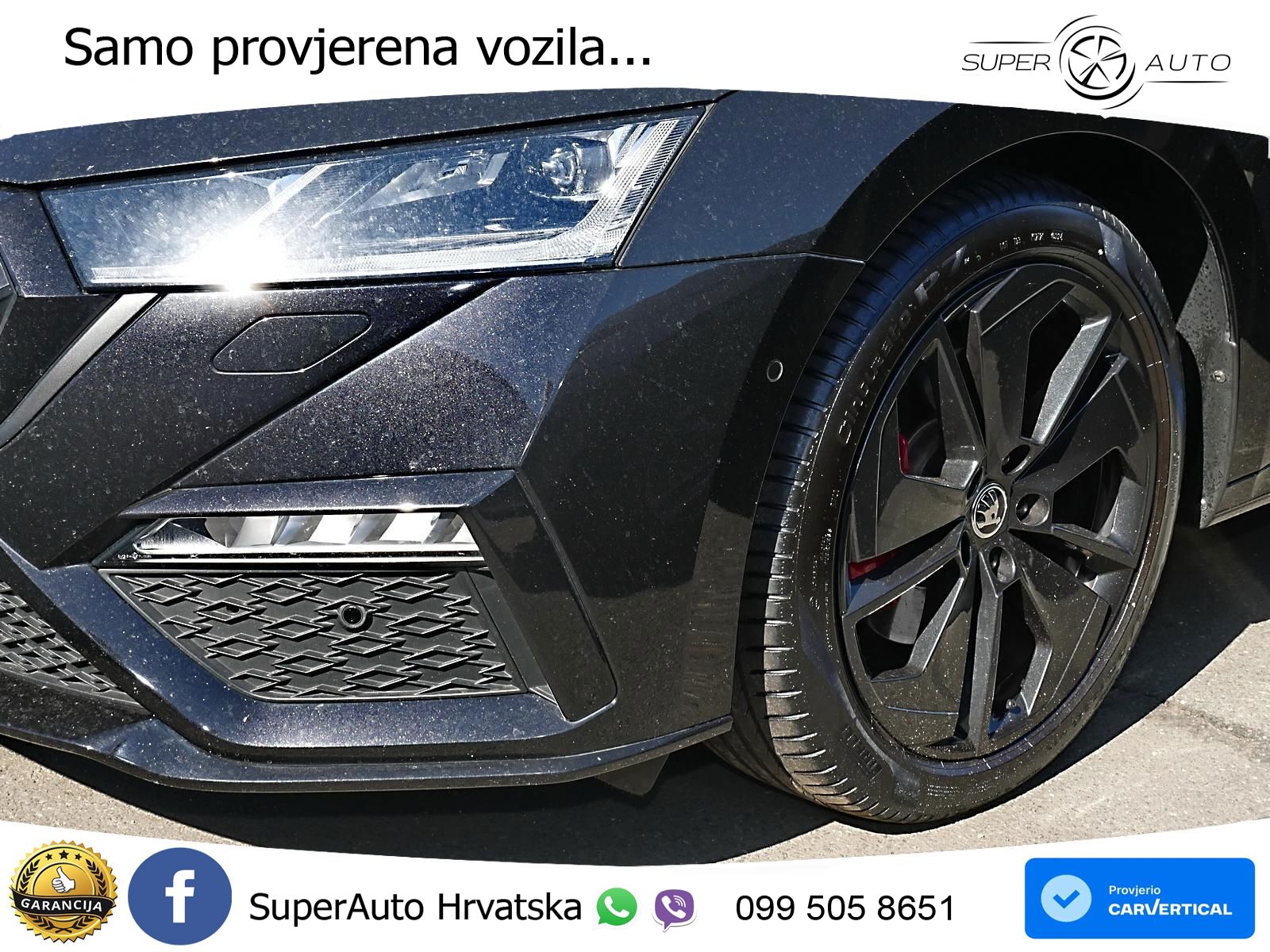 Škoda Octavia Combi RS 2.0 TDI (200 KS) DSG LED+GR SJED+ACC