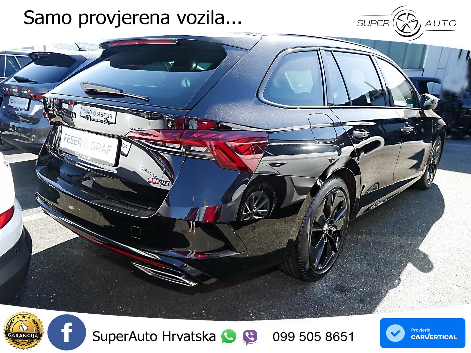 Škoda Octavia Combi RS 2.0 TDI (200 KS) DSG LED+GR SJED+ACC