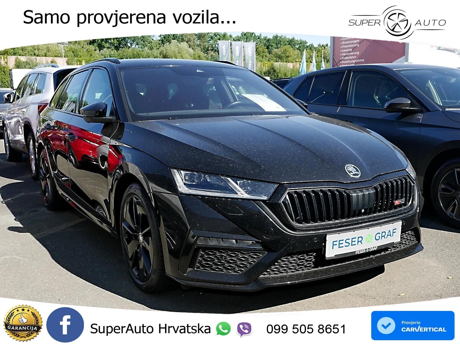 Škoda Octavia Combi RS 2.0 TDI (200 KS) DSG LED+GR SJED+ACC
