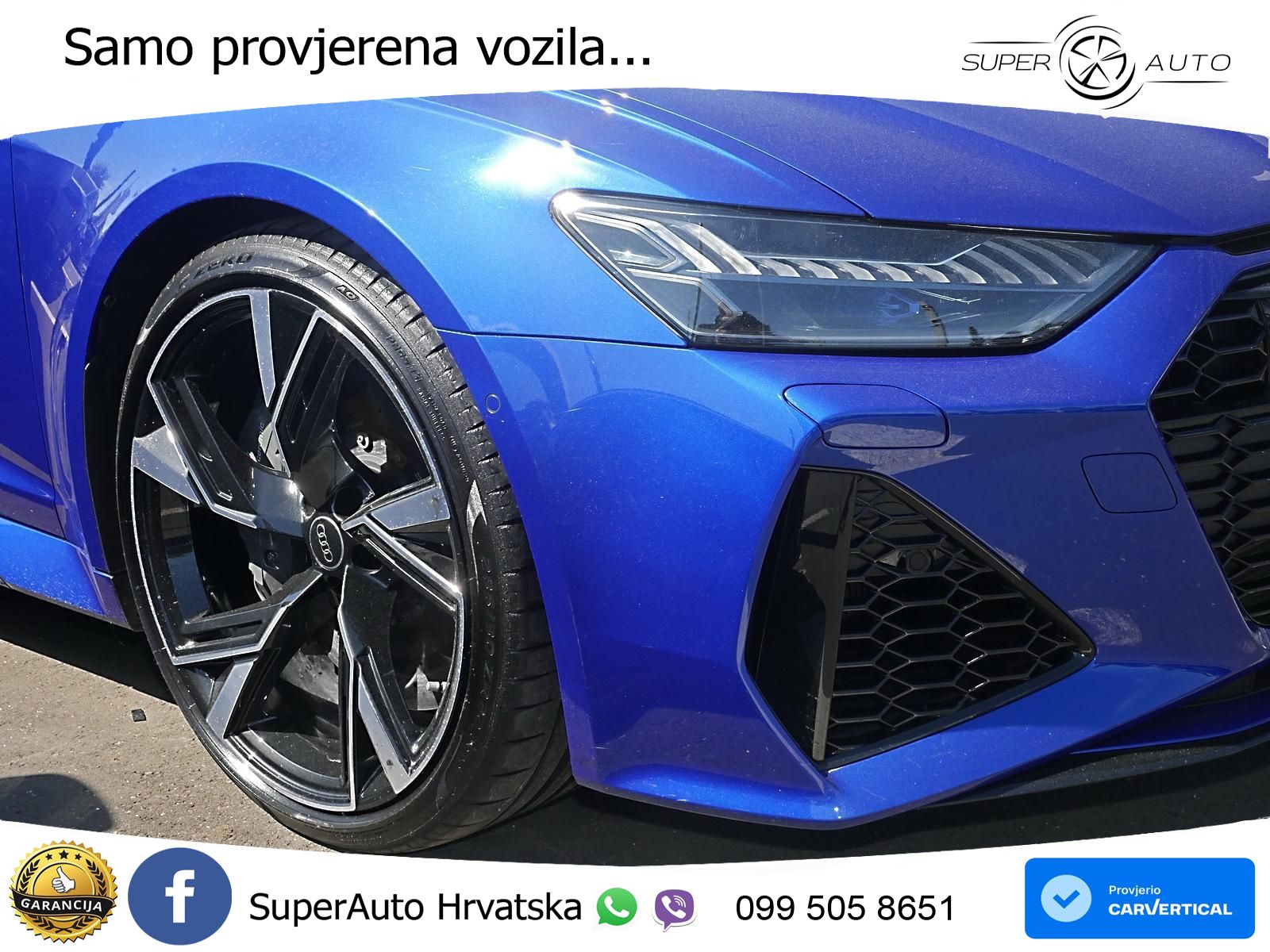 Audi RS6 Avant 4.0 TFSI V8 (600 KS) quattro Tiptronic ACC+HEAD+4xGR SJED+360+PANO