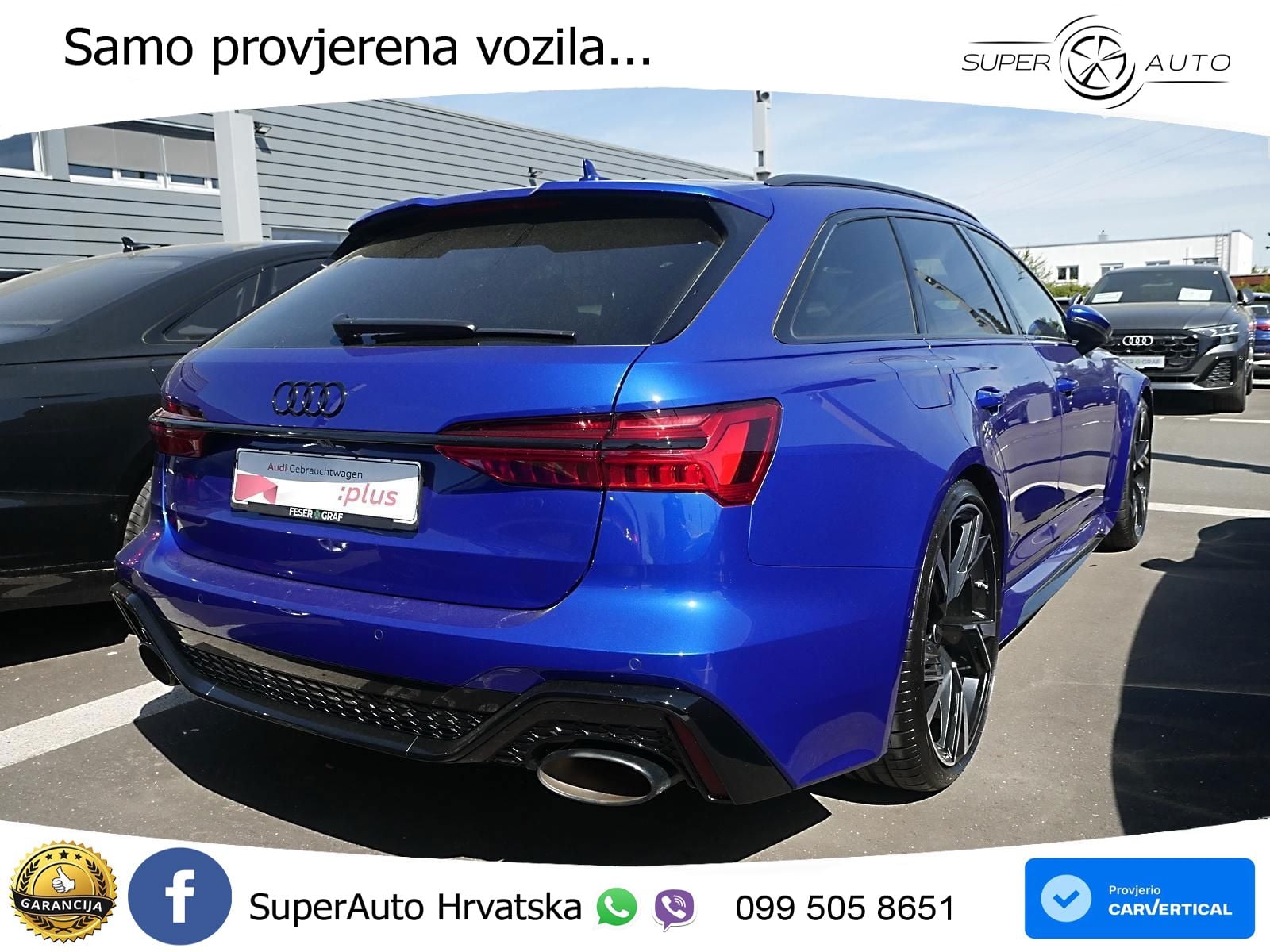 Audi RS6 Avant 4.0 TFSI V8 (600 KS) quattro Tiptronic ACC+HEAD+4xGR SJED+360+PANO