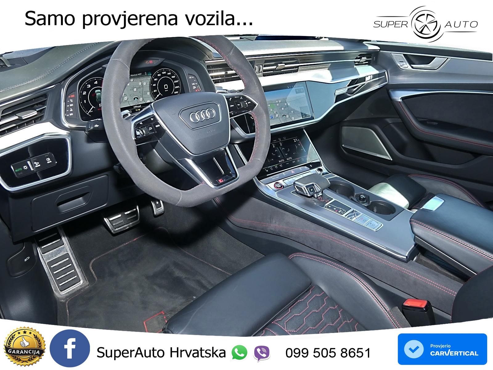Audi RS6 Avant 4.0 TFSI V8 (600 KS) quattro Tiptronic ACC+HEAD+4xGR SJED+360+PANO