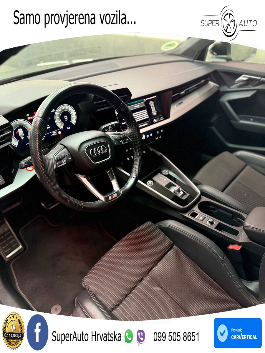 Audi A3 35 TDI (150 KS) S tronic S line LED+GR SJED+ACC