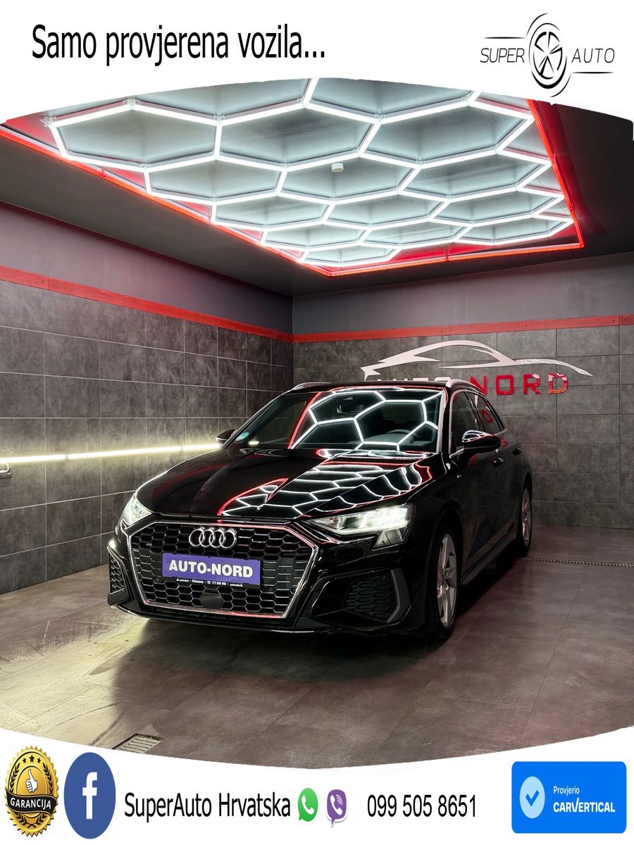 Audi A3 35 TDI (150 KS) S tronic S line LED+GR SJED+ACC