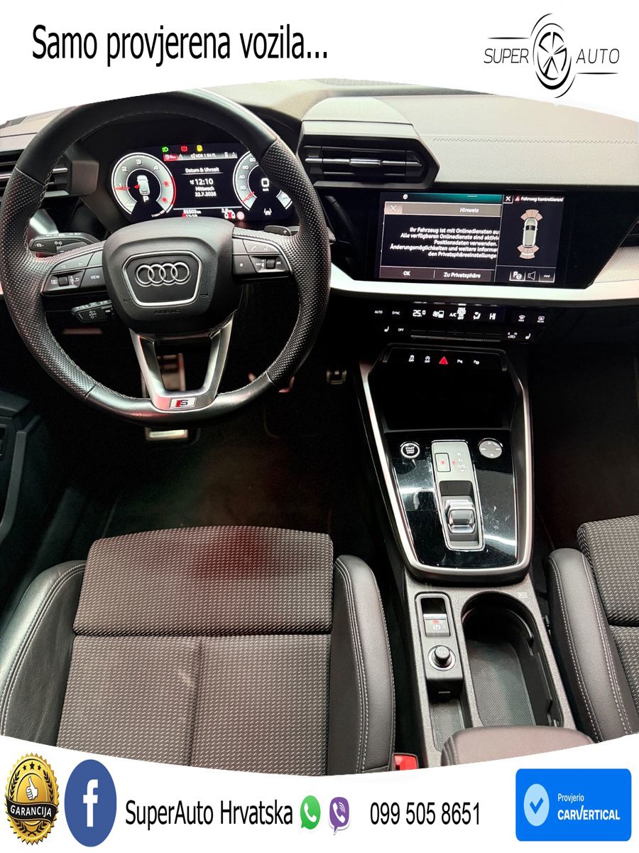 Audi A3 35 TDI (150 KS) S tronic S line LED+GR SJED+ACC