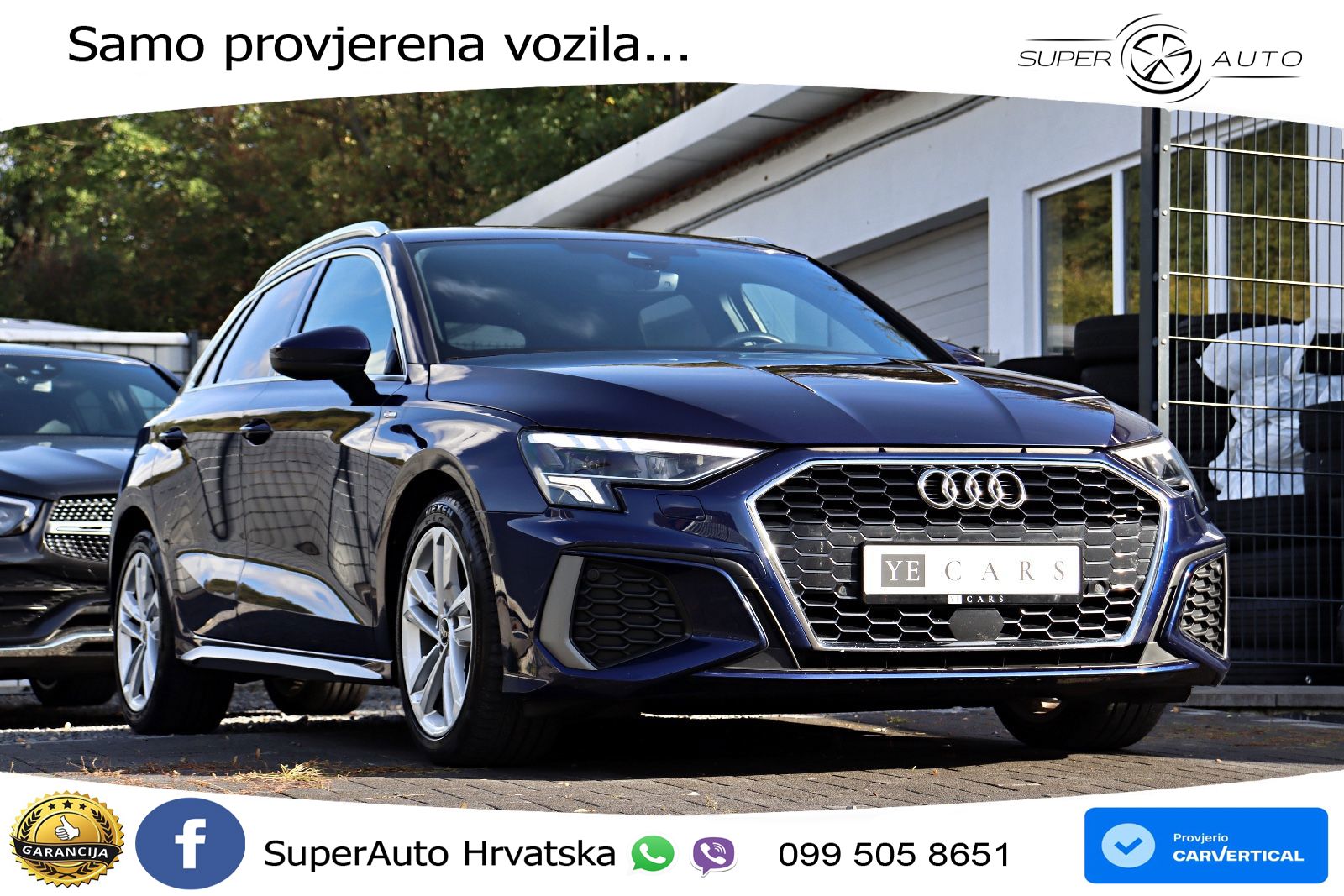 Audi A3 35 TDI (150 KS) S tronic 2x S line LED+GR SJED+ACC