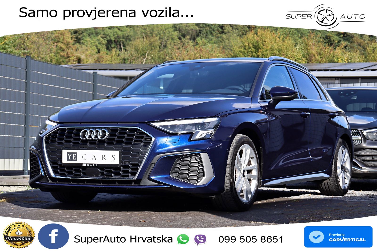 Audi A3 35 TDI (150 KS) S tronic 2x S line LED+GR SJED+ACC