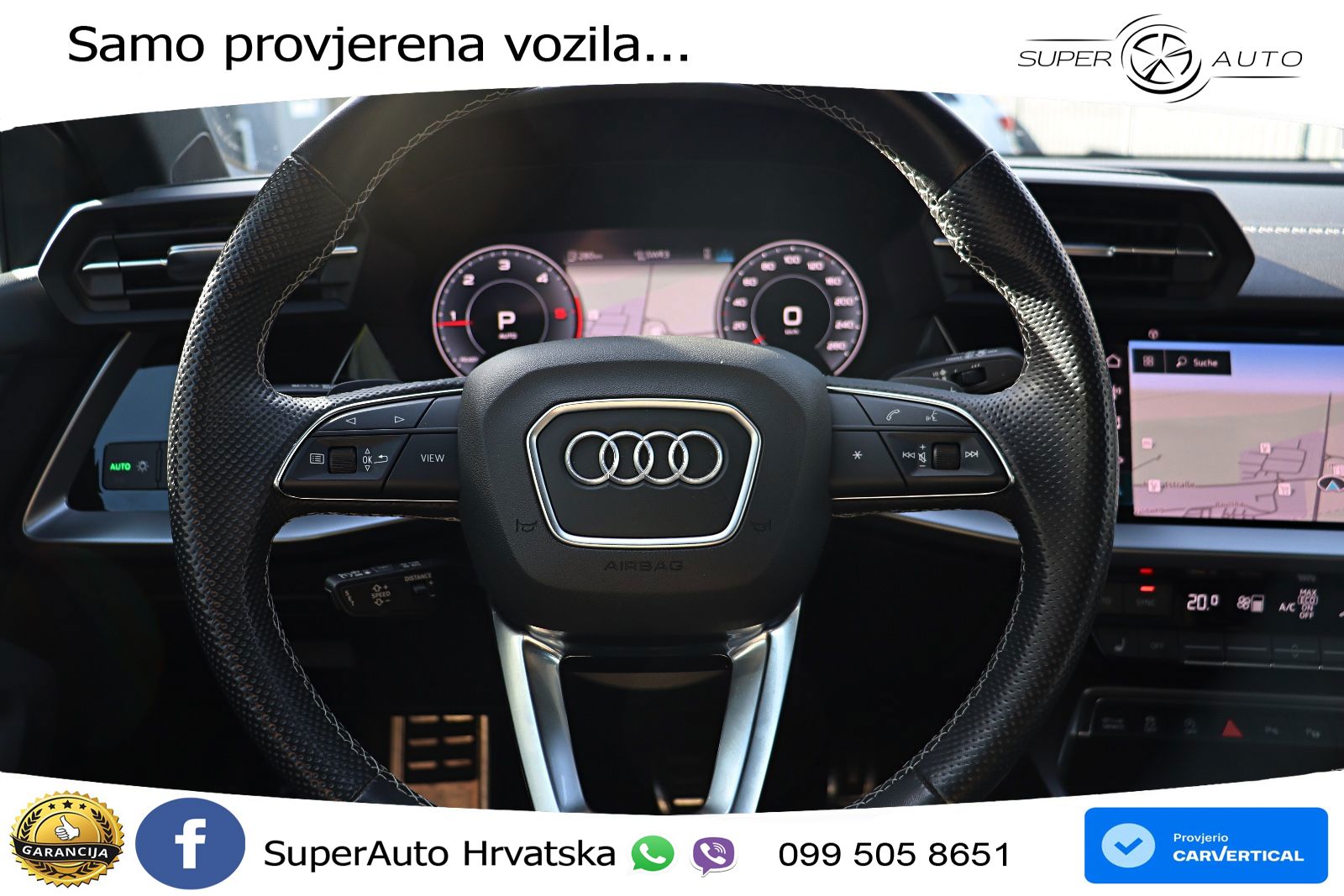 Audi A3 35 TDI (150 KS) S tronic 2x S line LED+GR SJED+ACC
