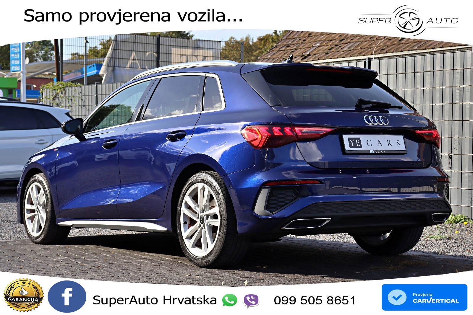 Audi A3 35 TDI (150 KS) S tronic 2x S line LED+GR SJED+ACC