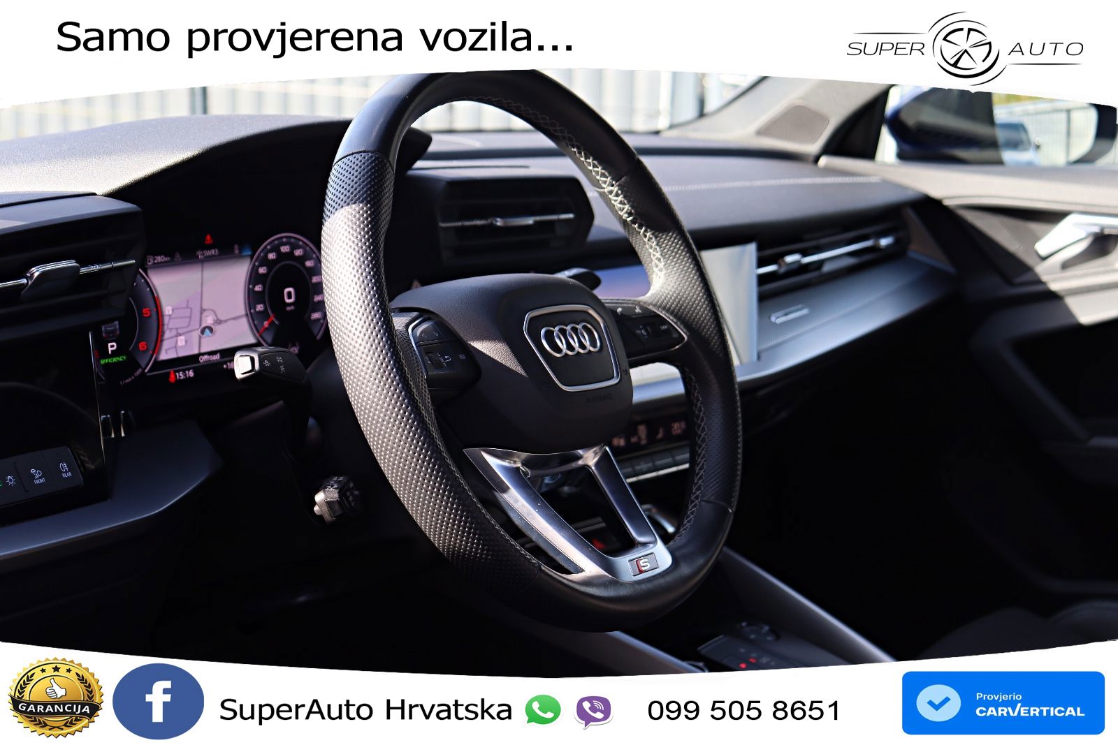 Audi A3 35 TDI (150 KS) S tronic 2x S line LED+GR SJED+ACC