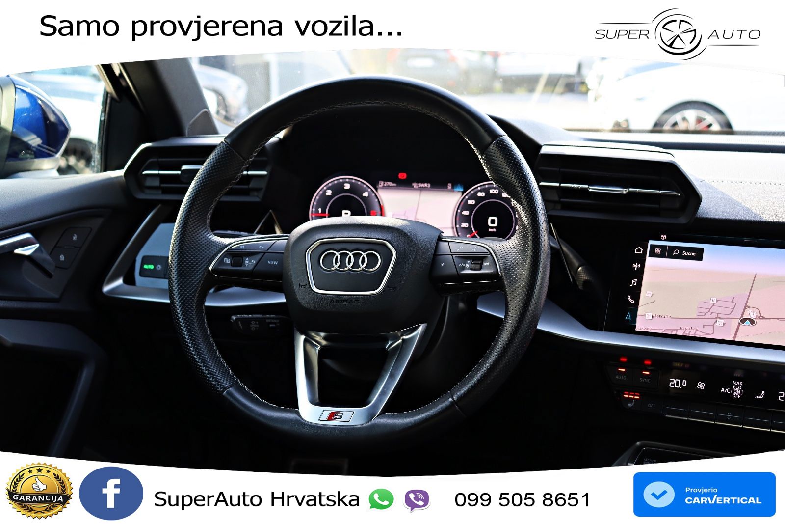 Audi A3 35 TDI (150 KS) S tronic 2x S line LED+GR SJED+ACC