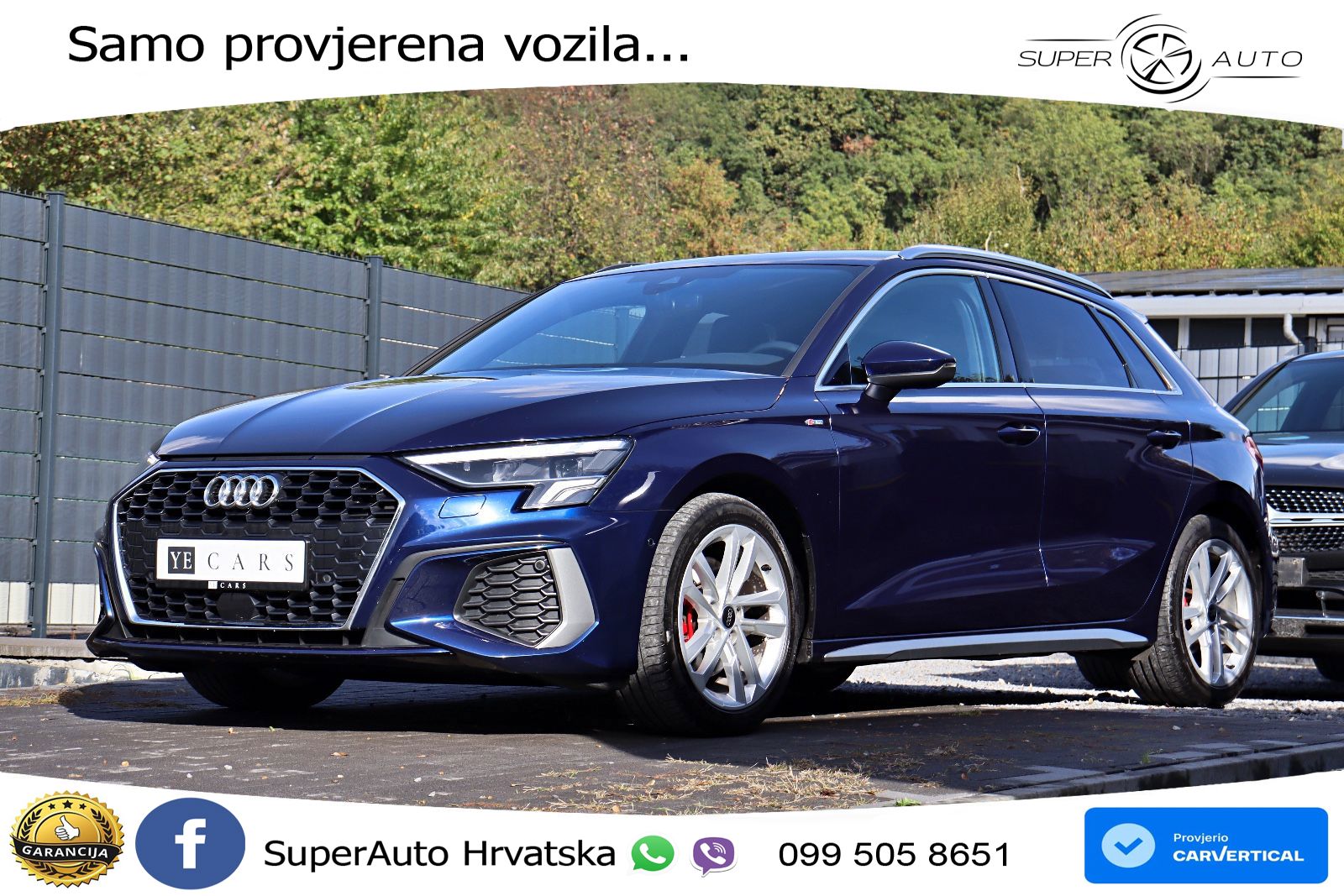 Audi A3 35 TDI (150 KS) S tronic 2x S line LED+GR SJED+ACC