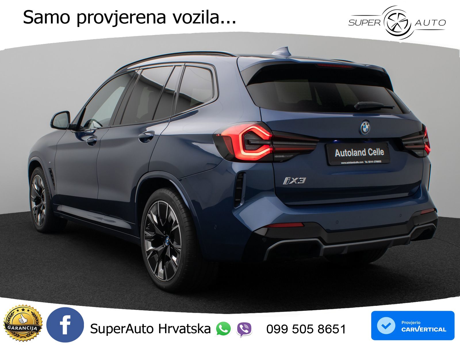 BMW iX3 80 kWh (286 KS) M Sport LED+GR SJED+ACC