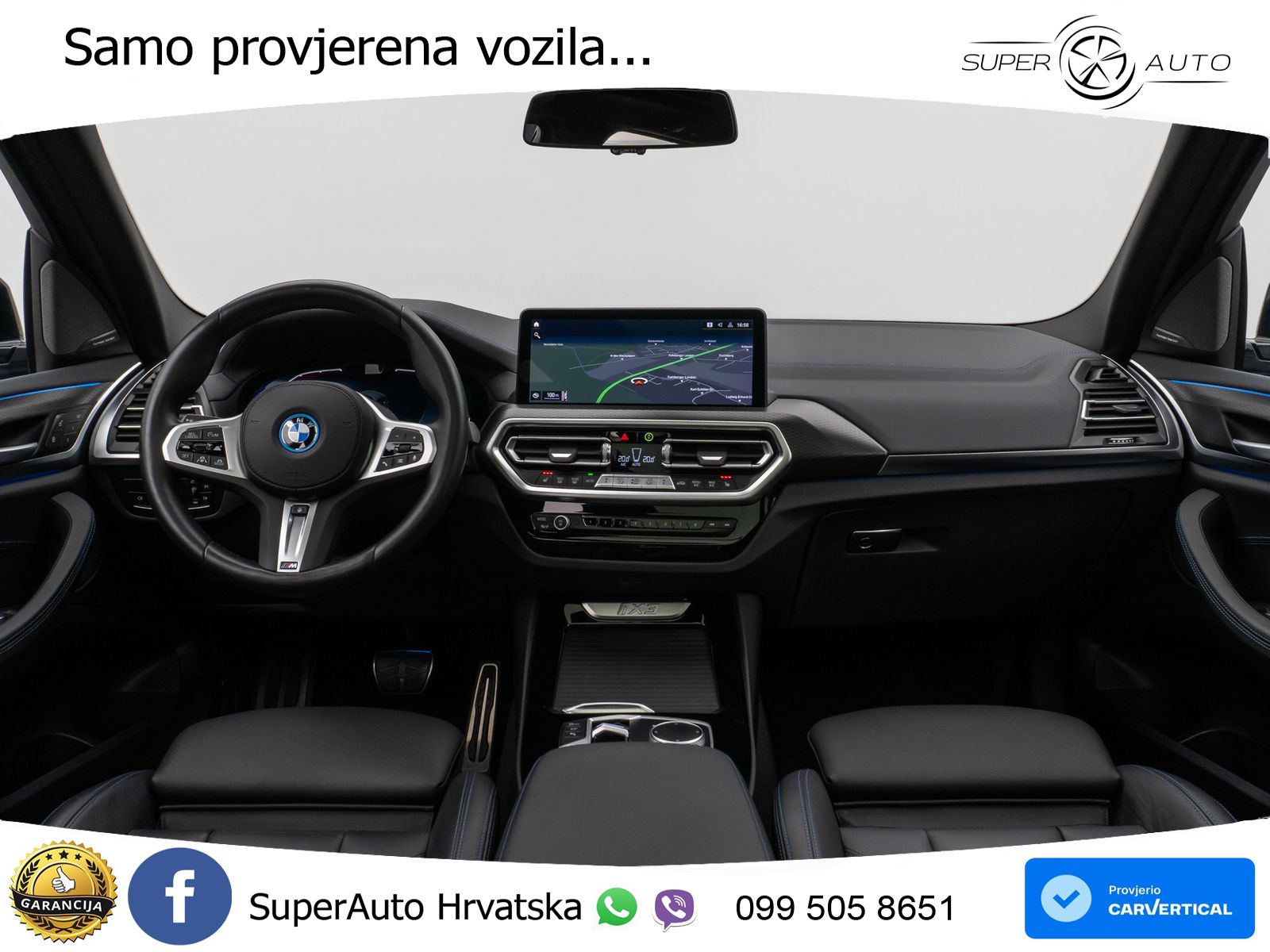 BMW iX3 80 kWh (286 KS) M Sport LED+GR SJED+ACC