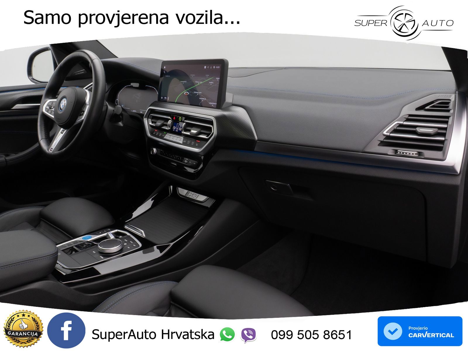 BMW iX3 80 kWh (286 KS) M Sport LED+GR SJED+ACC
