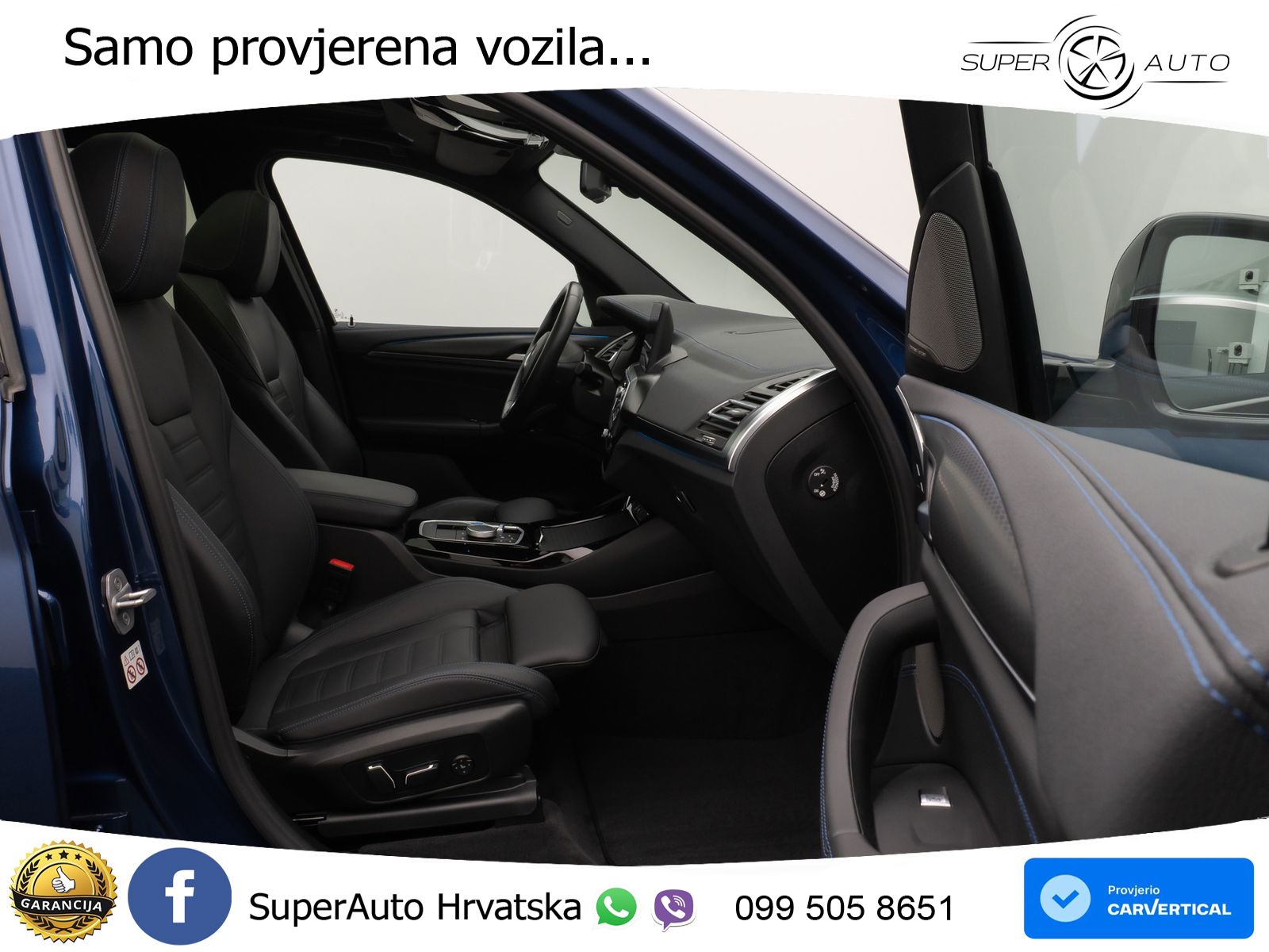 BMW iX3 80 kWh (286 KS) M Sport LED+GR SJED+ACC