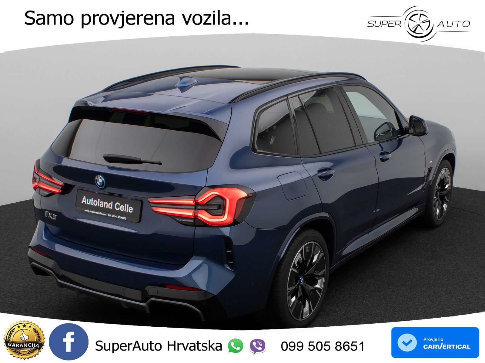 BMW iX3 80 kWh (286 KS) M Sport LED+GR SJED+ACC