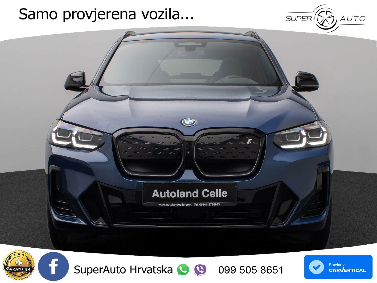 BMW iX3 80 kWh (286 KS) M Sport LED+GR SJED+ACC