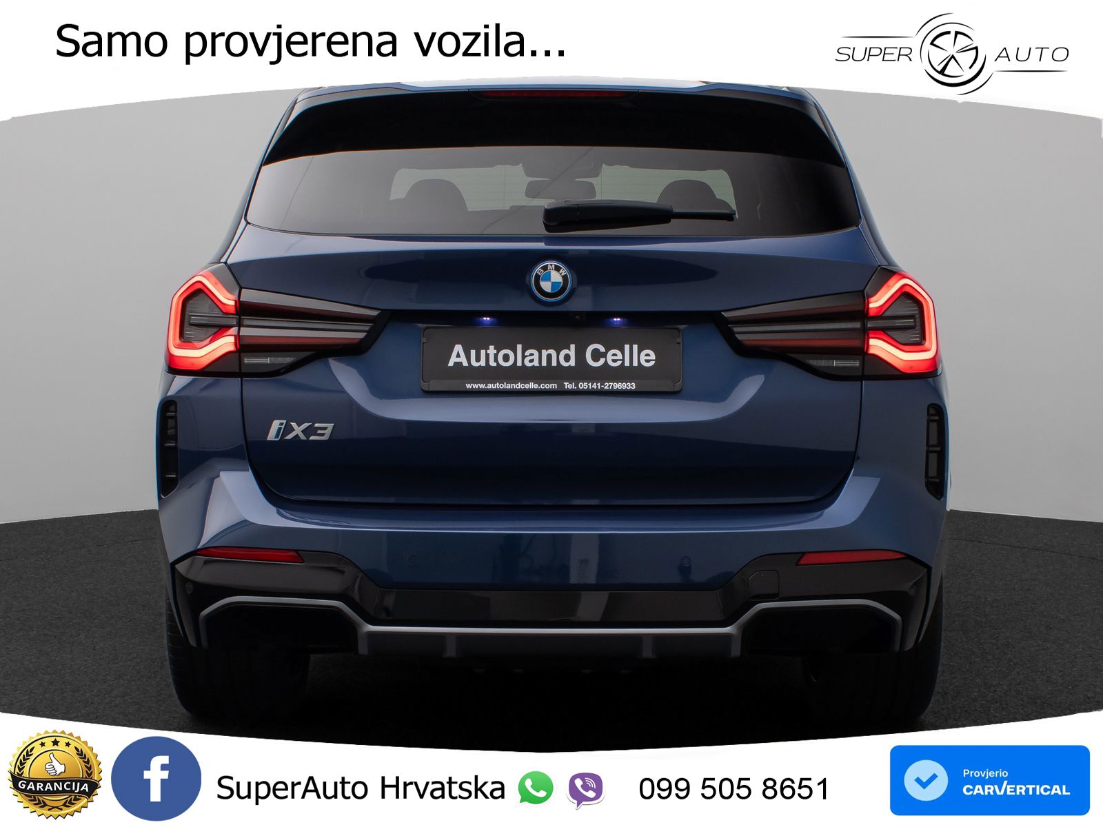 BMW iX3 80 kWh (286 KS) M Sport LED+GR SJED+ACC
