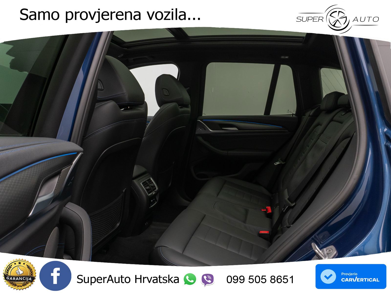BMW iX3 80 kWh (286 KS) M Sport LED+GR SJED+ACC
