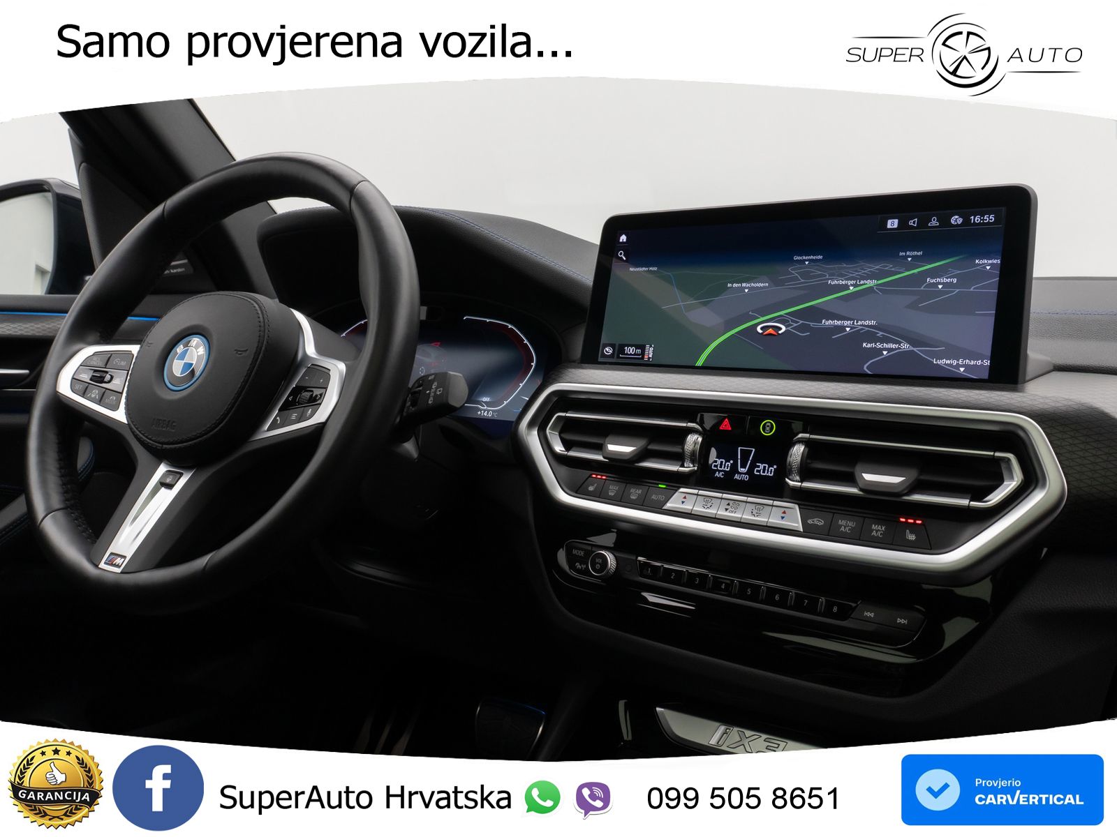 BMW iX3 80 kWh (286 KS) M Sport LED+GR SJED+ACC