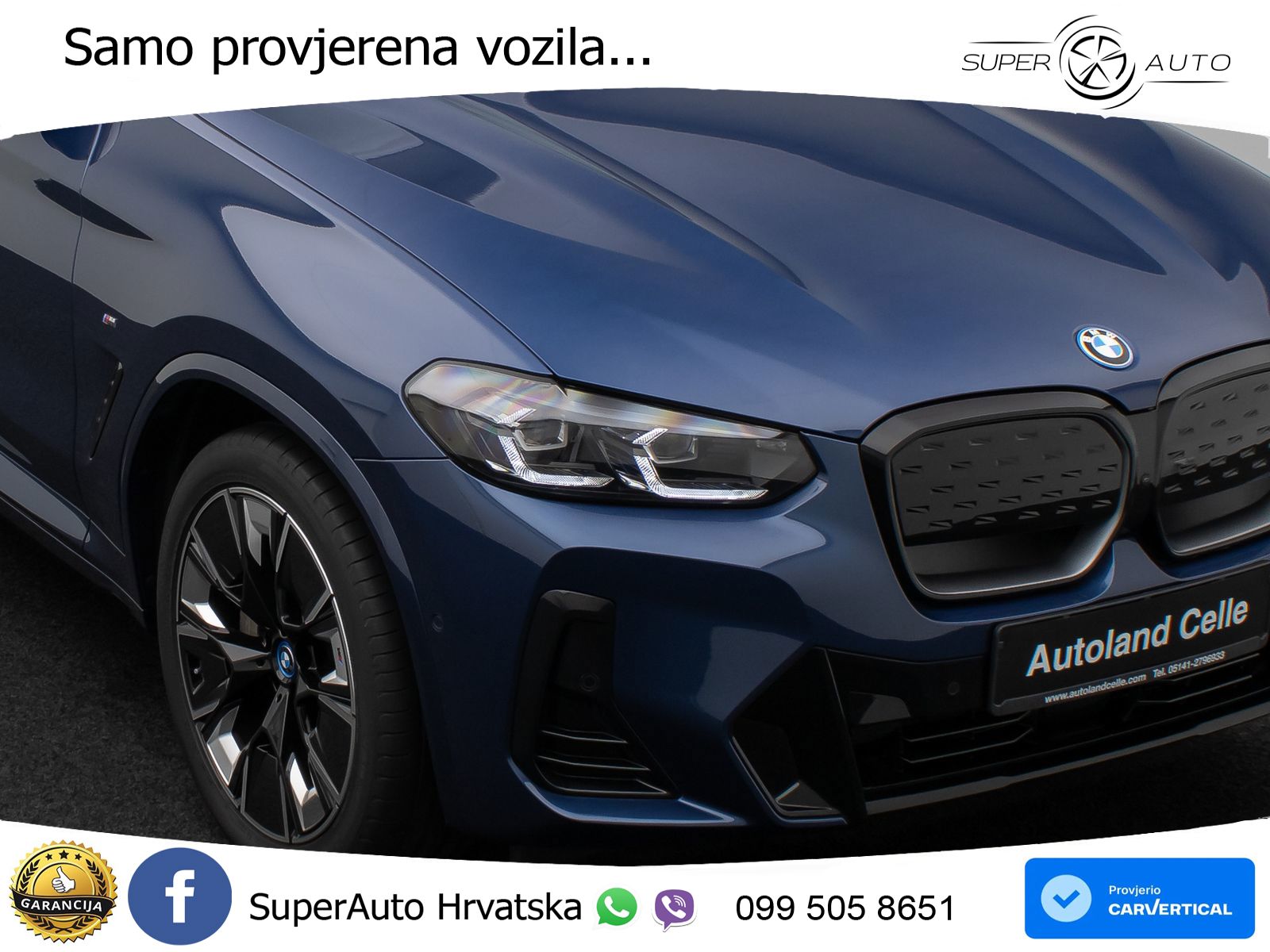 BMW iX3 80 kWh (286 KS) M Sport LED+GR SJED+ACC