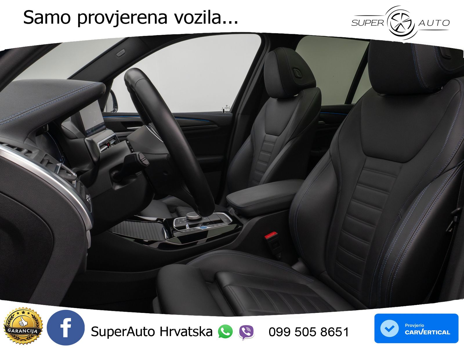 BMW iX3 80 kWh (286 KS) M Sport LED+GR SJED+ACC