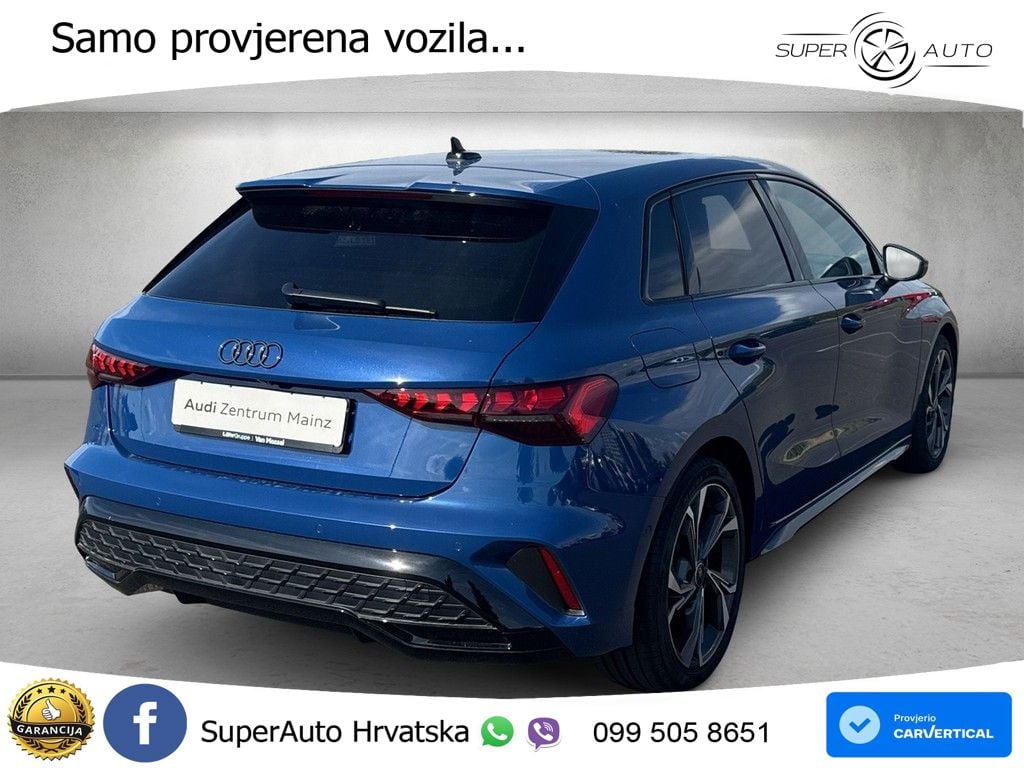 Audi A3 35 TFSI (150 KS) S tronic S line LED+GR SJED+ACC