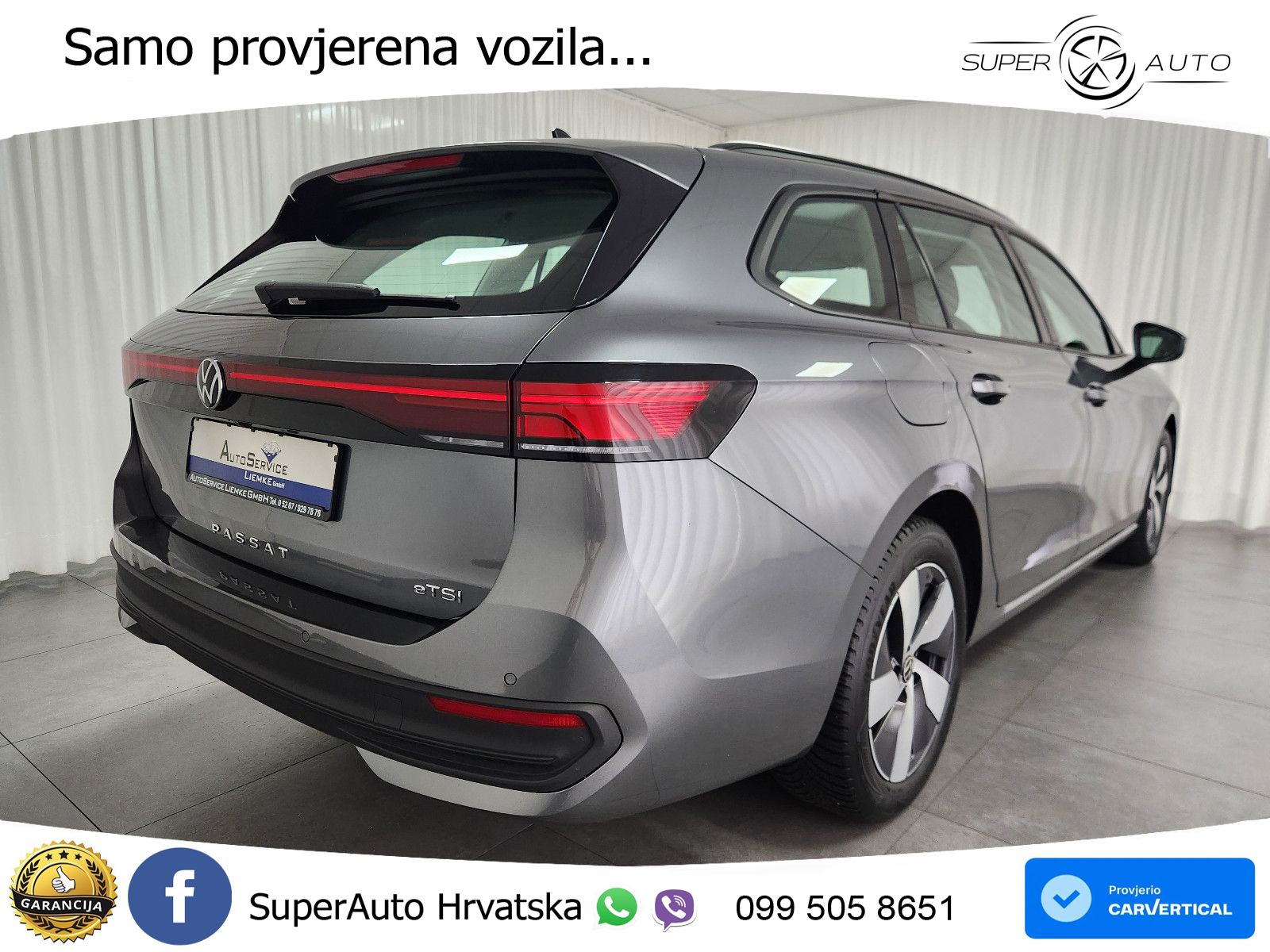 Volkswagen Passat Variant 1.5 eTSI (150 KS) DSG LED+GR SJED+ACC